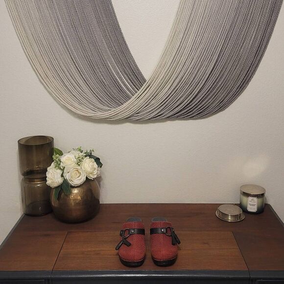 Dankso Shandi Snakeskin Clogs Sz 36 - Picture 2 of 8